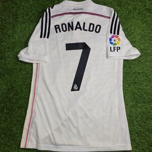 Cristiano Ronaldo Real Madrid 2014 2015 ADIZERO PLAYER ISSUE Soccer Jersey M